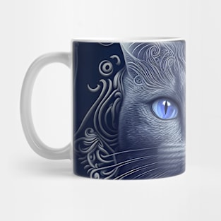 Victorian Kitty Portrait 6 Mug